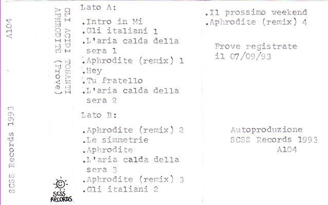 a104 gli acidi tonanti: aphrodite 1993